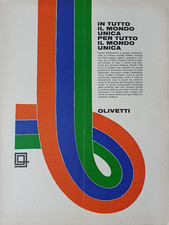 OLIVETTI IVREA MACCHINE SCRIVERE - ADVERT PUBBLICITA' D'EPOCA ADVERTIS ADV-MOTOR