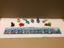 ALLA RICERCA DI DORY SERIE COMPLETA 8 PEZZI + 8 CARTINE KINDER FERRERO