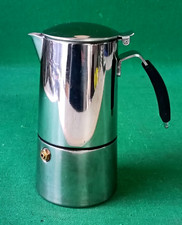 OTTIMA CAFFETTIERA ILSA 3 TAZZE IN ACCIAIO INOX  INDUZIONE. CT28