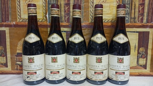 Vino 1971 barbera alba - barbera, d'alba