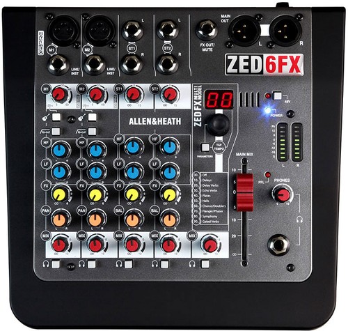 Top allen heath zed - &, zed-6fx
