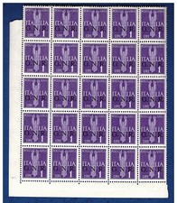 1944 RSI G.N.R. 1 LIRA POSTA