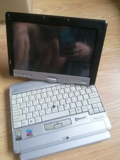Vintage Fujitsu LifeBook P1510 Tablet PC guasto per ricambi non funzionante