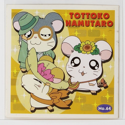 Adesivo hamtaro mini seal 64 - adesivo,
