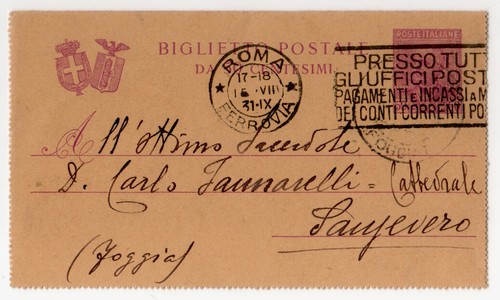 Biglietto postale 50 - biglietto,