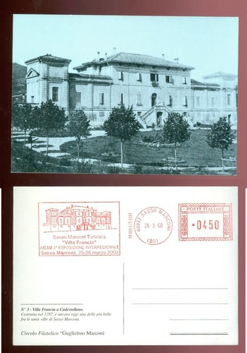 Br2756 cartolina veduta villa - br2756,