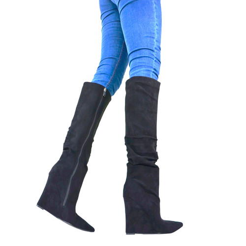 Stivali ginocchio designer - stivali,