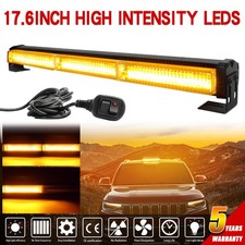 Luce da tetto LED auto 445 mm luce flash luce di avvertimento luce stroboscopica GIALLA 12 V rimorchio