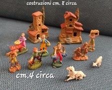 statuine presepe Miniature In Materiale Plastico 