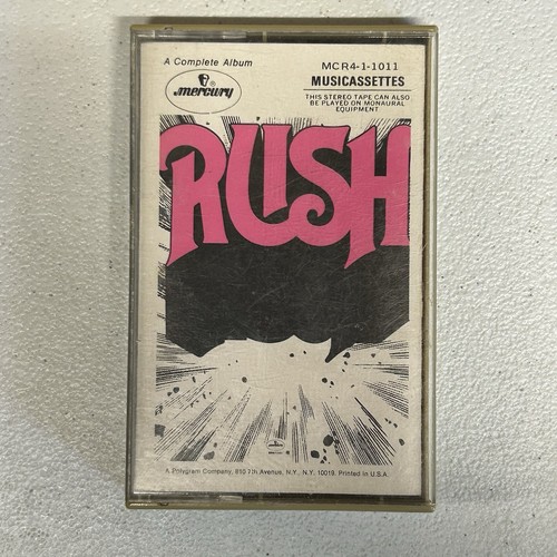 Rush cassette reissue - rush-, debut