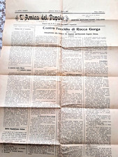 1913 "ECCIDIO DI ROCCAGORGA" su L'Amico del Popolo - Edito a BUENOS AIRES   VEDI