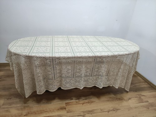 Antica tovaglia rettangolare - antica,