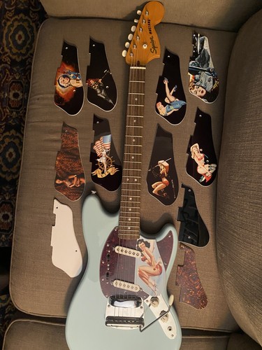 Baby blue squier fender - baby,