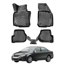 Tappetini per Volkswagen Jetta 2005-2011 | Tappetino Custom Fit Nero