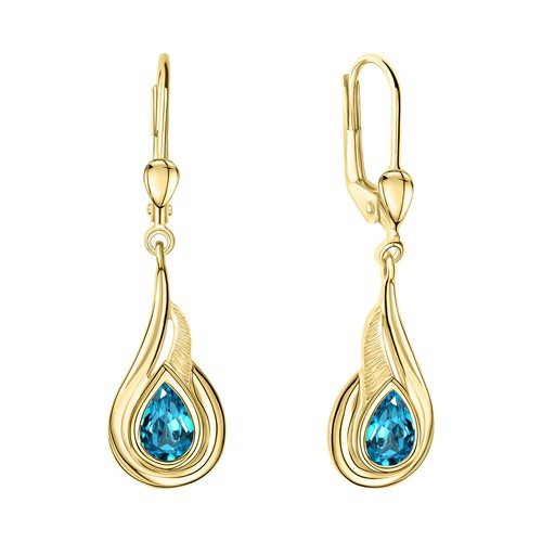 Orecchini pendenti oro 375