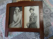 Quadretto d'epoca Reali Umberto II e Maria Josè Regno d'Italia