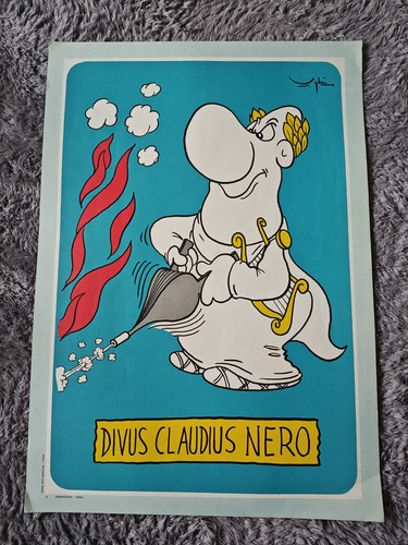 Poster vintage nerone divus - vintage,
