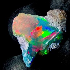 Opale nero black opal grezzo - opale,