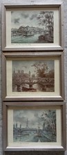 3 Quadretti Con rare stampe di Parigi edizioni KRISARTS Paris made in France