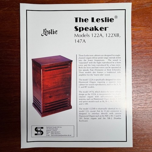 Vintage leslie speakers models - vintage,