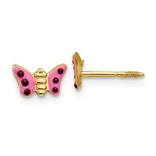 14K Oro Giallo Rosa Smaltato