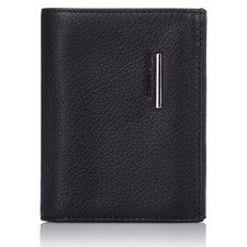 PIQUADRO Portafoglio nero in