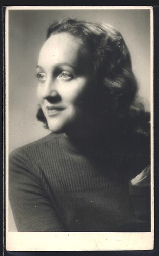 Foto junge frau mit - foto-ak,