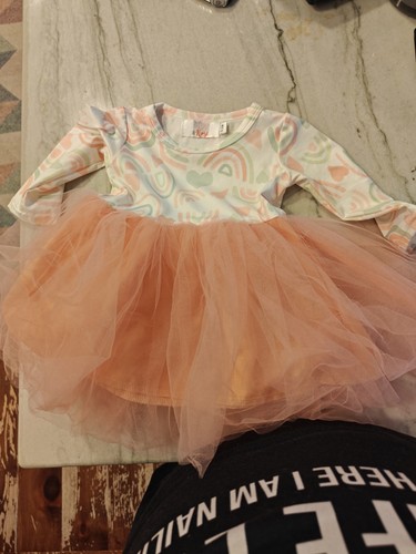Vestito bambino tulle cuore