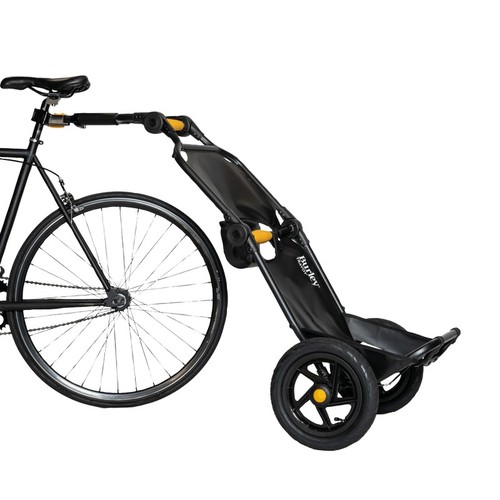 Rimorchio bici travoy nero - bici,