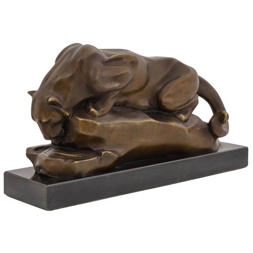 Scultura puma bronzo - in,