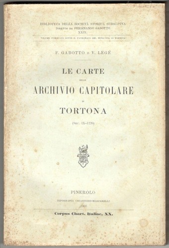 1905 carte dello archivio - le,