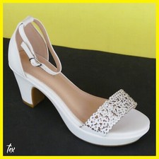 SANDALI DONNA zeppa tacco 35