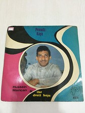 HUSSAIN MARICAN DENGAN THE DOSTI BOYS  RARE SINGLE 7" 45 PS SINGAPORE VG+