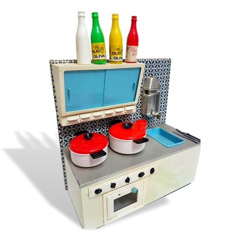 Cucina latta per bambole - cucina,