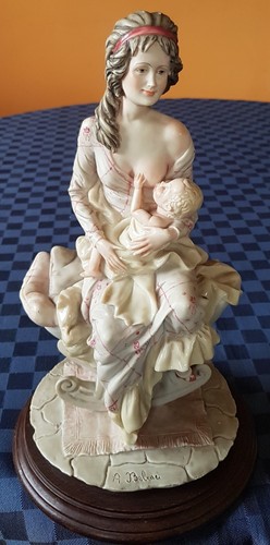 Statua capodimonte maternità - statua,