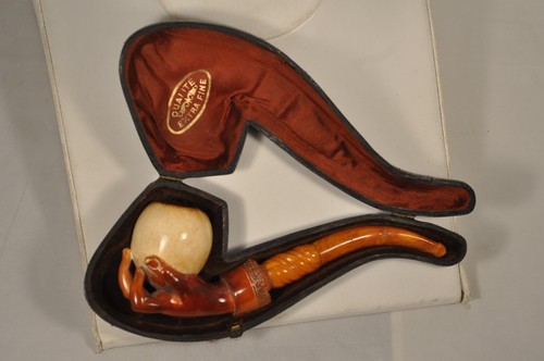 Pipe ancien ambre ecume mer - ancien, de
