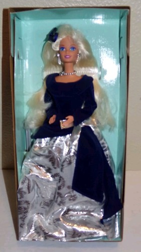 Barbie invernale velluto avon - barbie,