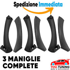 Kit 3 Maniglie (6pz) Interne Complete ⭐Ant+Post SX/DX per BMW Serie 3 E90 E91 M3