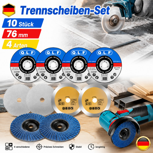 Trennscheiben set typen 76mm - trennscheiben,