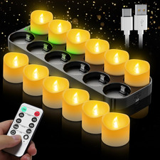 12 Lumini a LED Ricaricabili