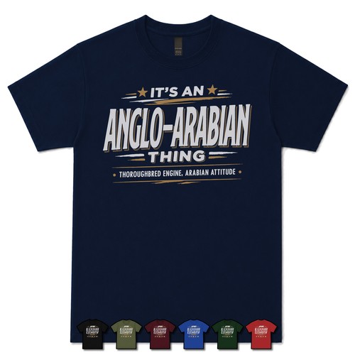 Shirt an anglo arabian - t-shirt,