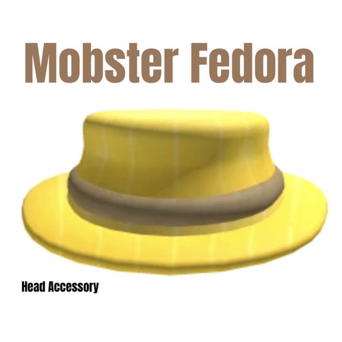 Roblox mobster fedora toy code - fedora,
