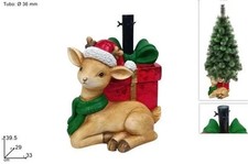 BASE SUPPORTO PER ALBERO DI NATALE TRONCO SACCO CAVALLO PACCO REGALO 33x40cm