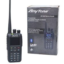 Anytone AT-D878UVII Plus Bluetooth PTT GPS APRS Dual Band DMR radio analogica