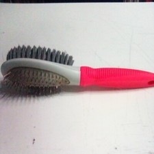 Spazzola Doppia Per Cani.Usata.Per Toelettatura