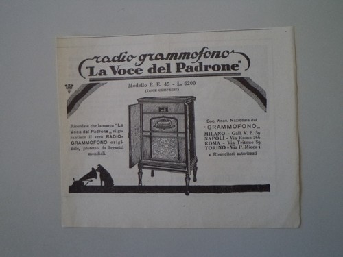 Advertising pubblicità 1931 - advertising,