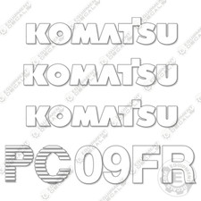 Adatto per Komatsu PC09FR Kit