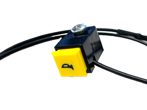 Pulsante claxon quadro giallo - pulsante,