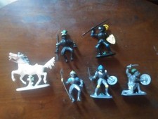 Soldatini Medioevali Cavalieri Medio Evo Jean Hoefler West Germany 1:32 54mm