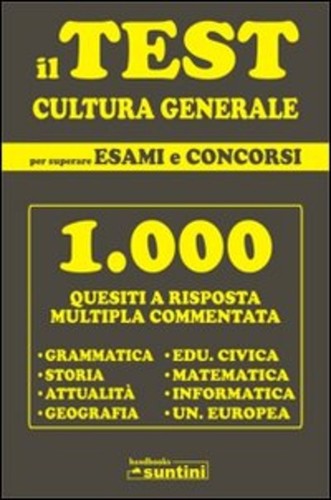 Test cultura generale - test,